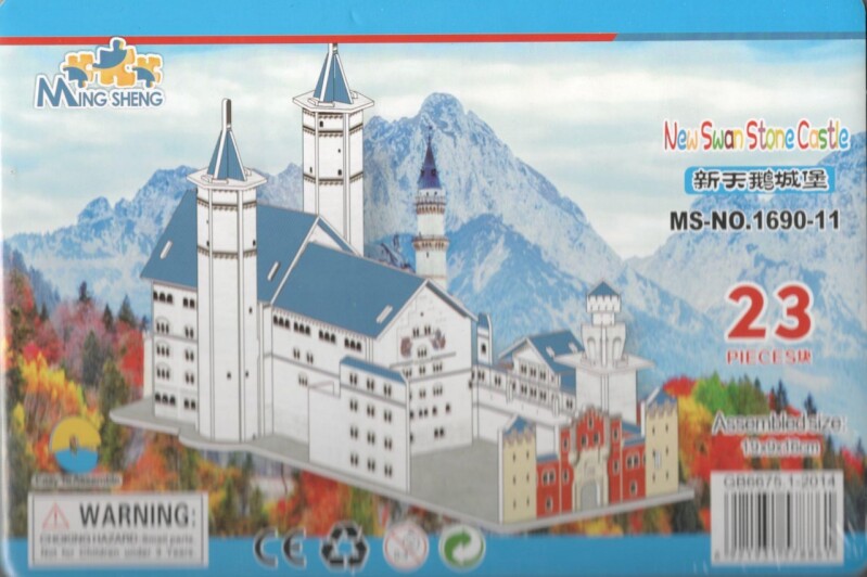 48134-8 3D puzzle SUN-ZÁMEK NEUSCHWANNSTEIN
